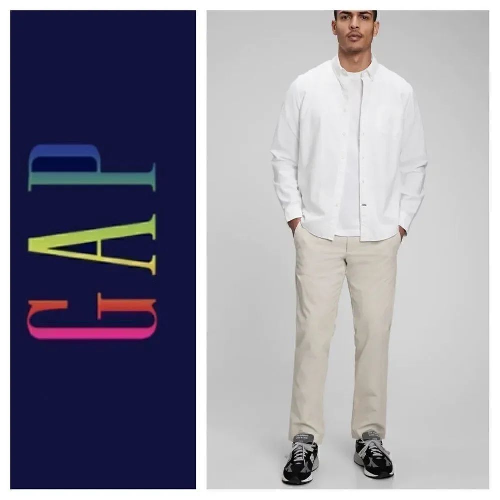 NWT Gap Straight Leg Khakis 38”/30”